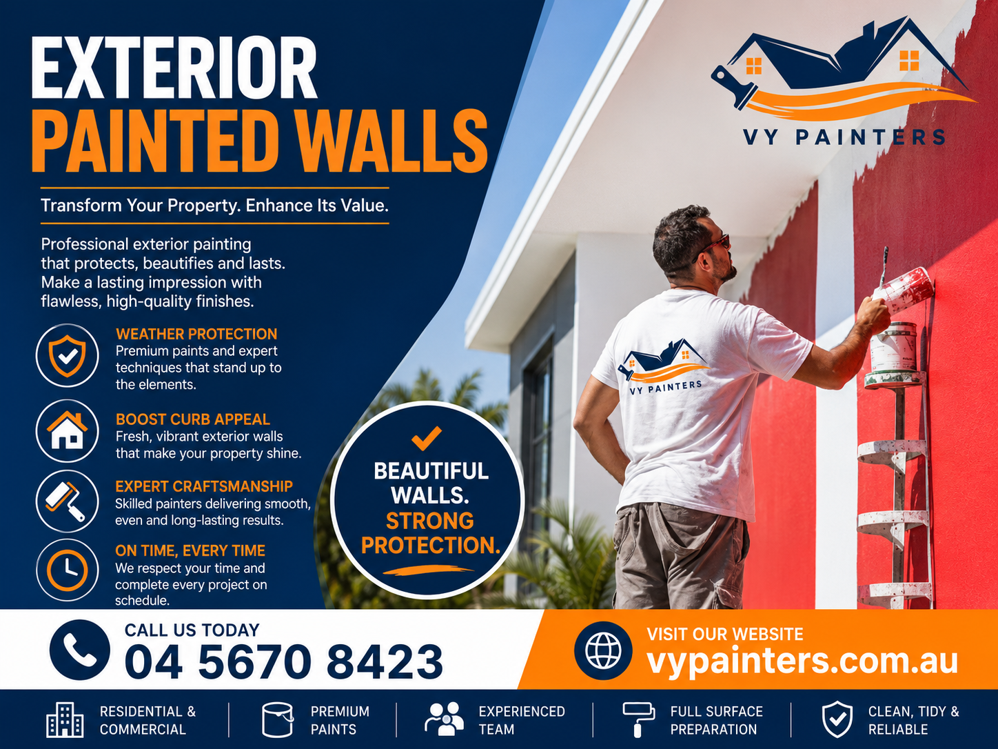 exterior painted walls